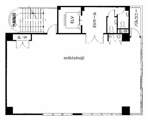 博多インテリジェントビル 平面1
