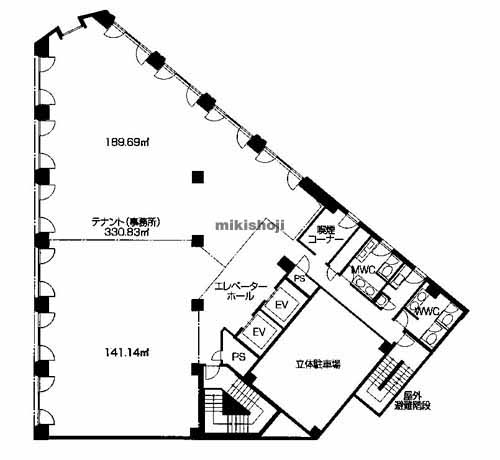 ＪＲ博多駅南ビル 平面1