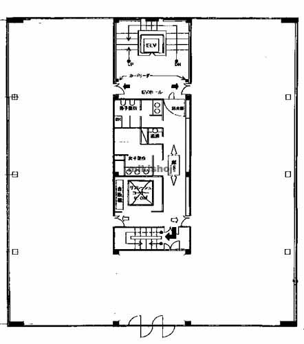 トーケン福岡ビル 平面1