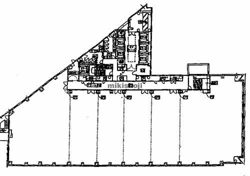西鉄薬院駅ビル 平面1