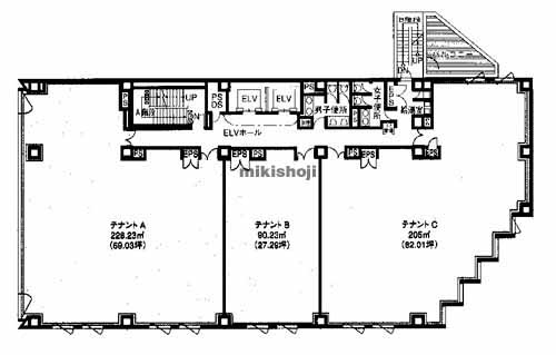 博多駅南Ｒビル 平面1