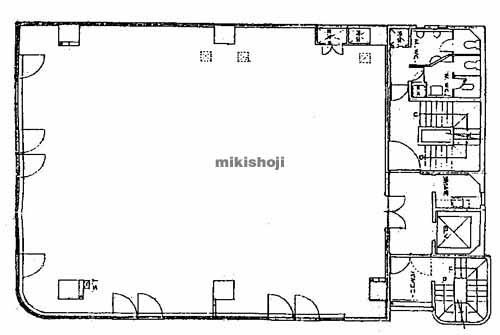 求人案内通町ビル 平面1