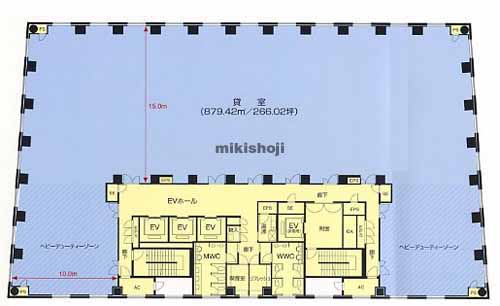 紙与薬院ビル 平面1
