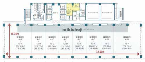 薬院ビジネスガーデン 平面1