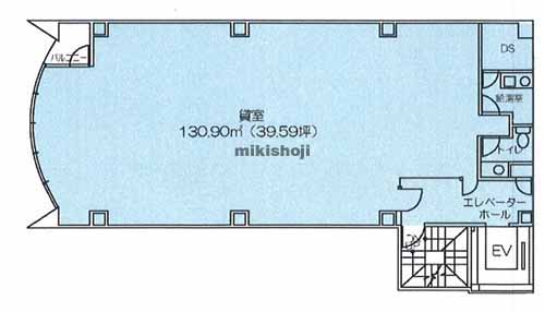胡町クリタビル 平面1