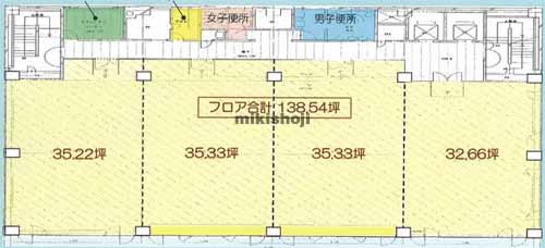 富士フイルム福岡ビル 平面1