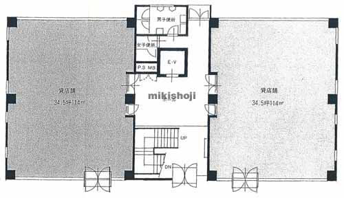 神水恵比寿ビル 平面1