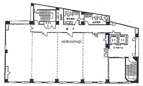 肥後水道町ビル 平面1