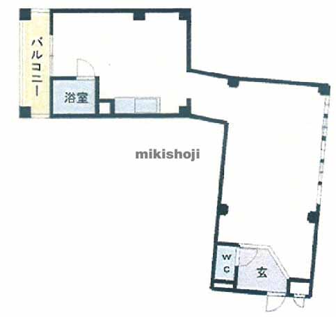 オフィスニューガイアＣＬＡＩＲ天神Ⅱ 平面1