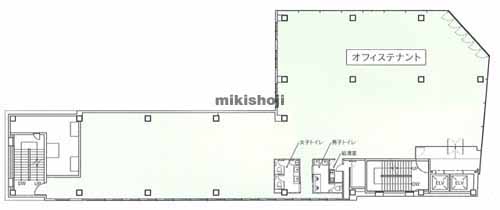 天神フタタビル 平面1