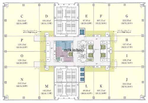 那覇新都心センタービル 平面1