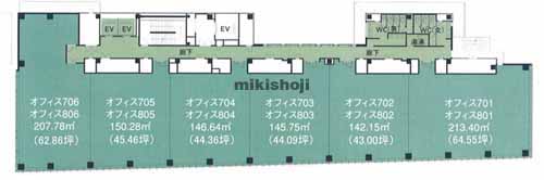 アーバンネット天神ビル 平面1