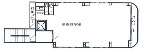 コスモ天神ビル 平面1