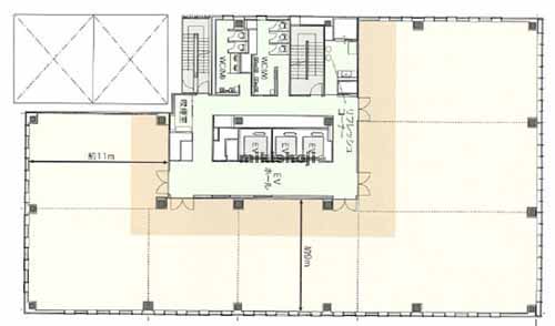 第二博多偕成ビル 平面1