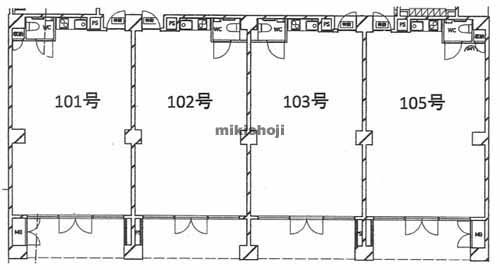 フェイズイン山王 平面1