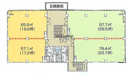 中島ビル 平面1
