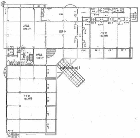 沖縄県卸商業団地組合会館 平面1