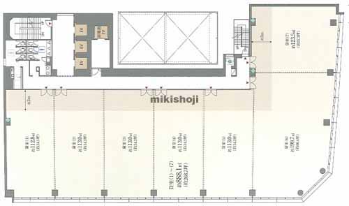 長府博多ビジネスセンター 平面1