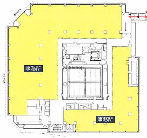 ビッグフロント広島タワービル 平面1