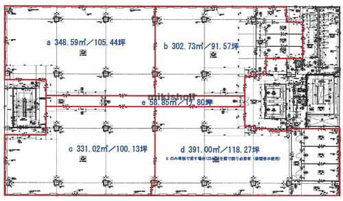 下通ＮＳビル 平面1