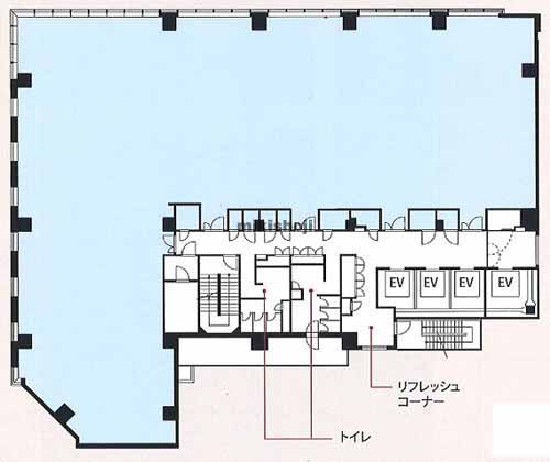 博多深見パークビルディング 平面1