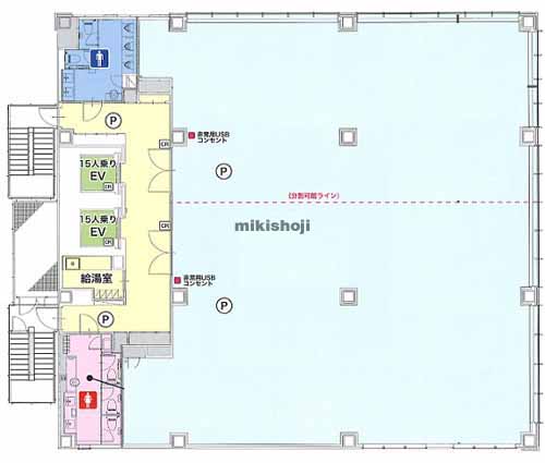 アーバンセンター博多 平面1