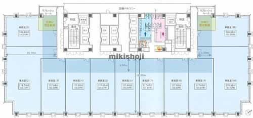 広島ＪＰビルディング 平面1