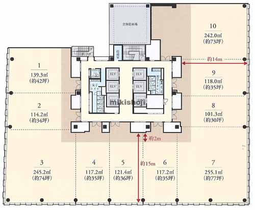 博多ＦＤビジネスセンター 平面1