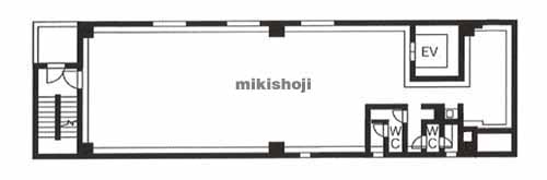 バンリビル天神リバーサイド 平面1