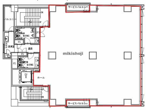 Ｌ．Ｂｉｚ　呉服町 平面1