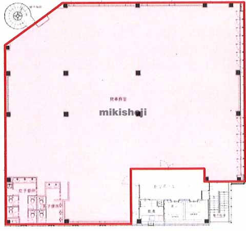 エフスペース八丁堀ビル 平面1