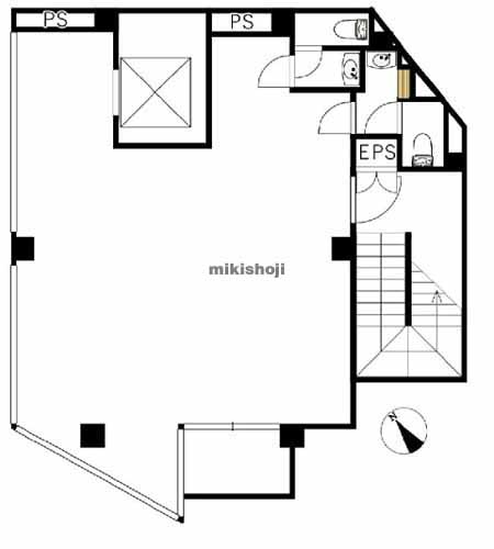 シャンソンビル博多 平面1
