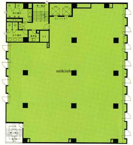 虎ノ門・愛宕のスピリットビル 平面1
