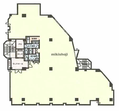 元赤坂イースト 平面1