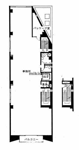 元赤坂ビル 平面1