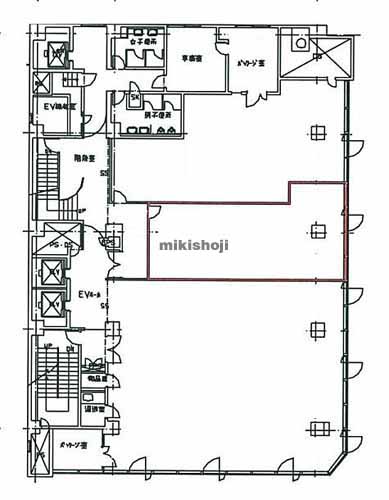 新宿・歌舞伎町の東新宿ビル 平面1