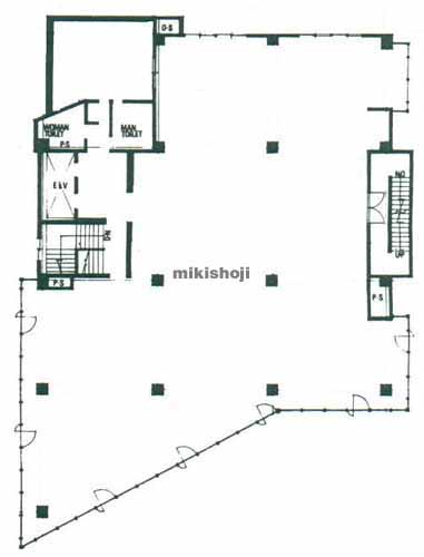 渋谷カプリビル 平面1