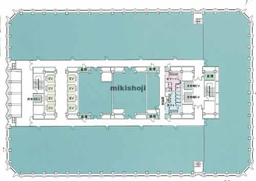 新宿センタービル 平面1