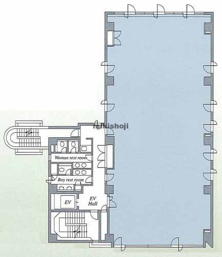 リードシー築地ビル 平面1