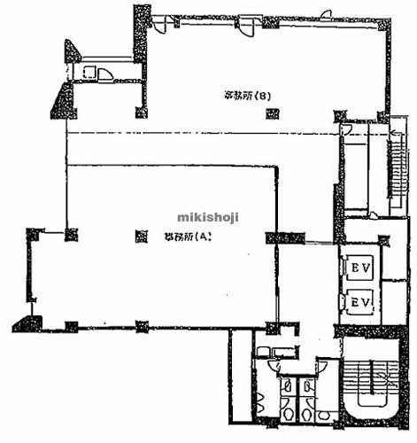銀座教会堂ビル 平面1