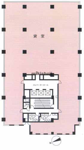 八丁堀サンケイビル 平面1