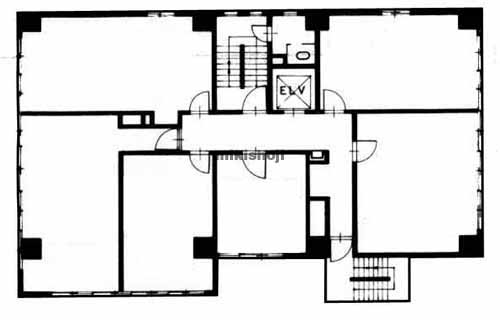 八丁堀のファイブビル八丁堀 平面1