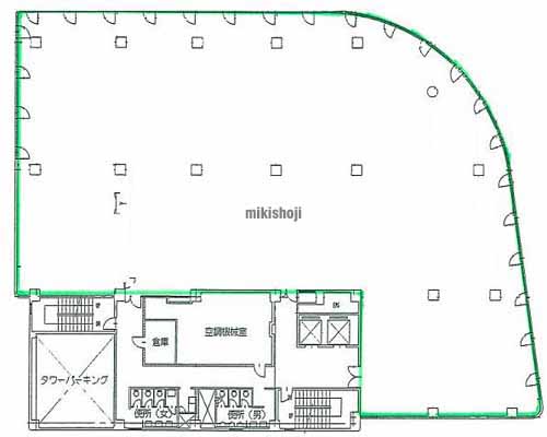 久米ビル 平面1