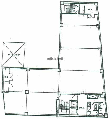 神田神保町の神田神保町ビル 平面1