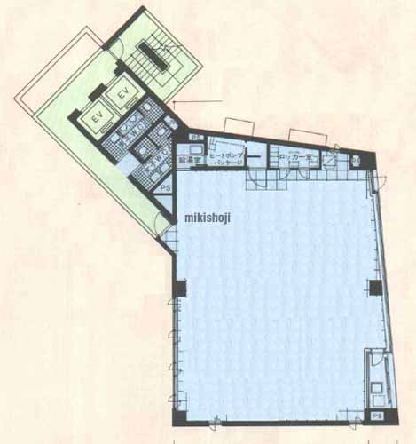 渋谷桜丘ビル 平面1