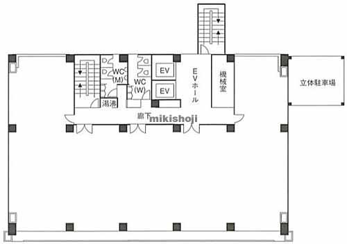 渋谷の渋谷第一生命ビルディング 平面1