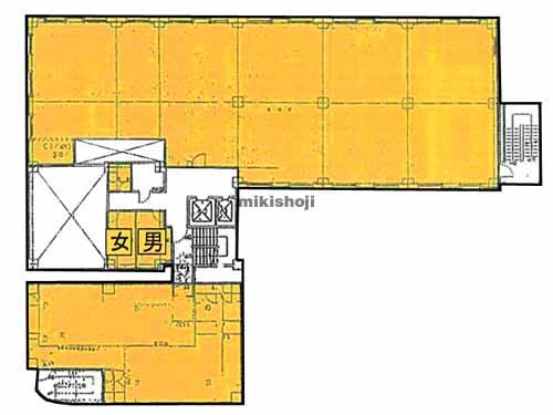 オームビル（本館・新館） 平面1