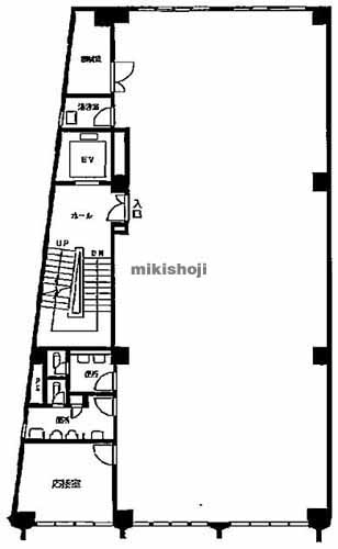 神南の渋谷東日本ビル 平面1