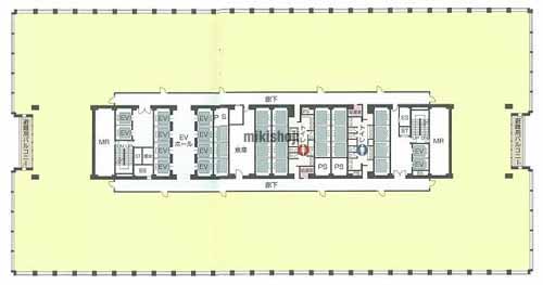 霞が関ビルディング 平面1
