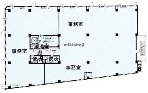 井門美竹ビル 平面1